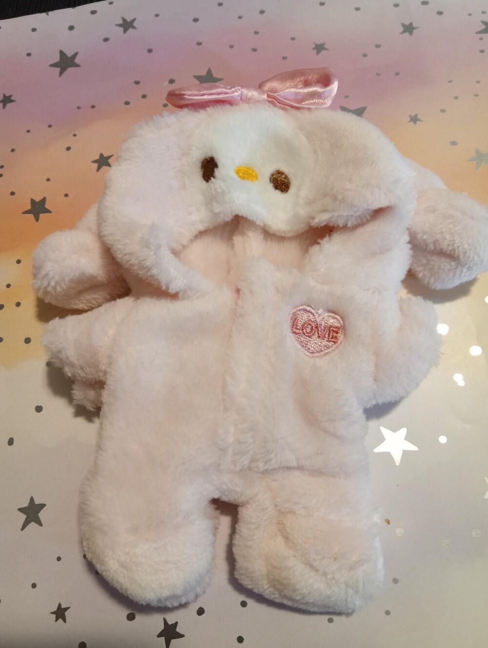 My Melody (Hello Kitty) Plush Costume For 6' Dolls - Ex. Labubu